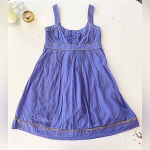Periwinkle Cotton Summer Dress size M